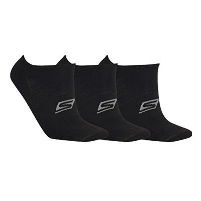 Skechers U 3 Pack Low Cut Sock S192263-972 Siyah Çorap
