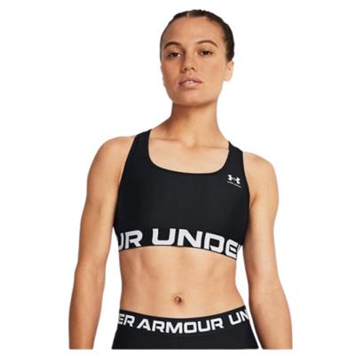 Under Armour Ua Hg Mid Branded 1383544-001 Siyah Sporcu Sütyeni