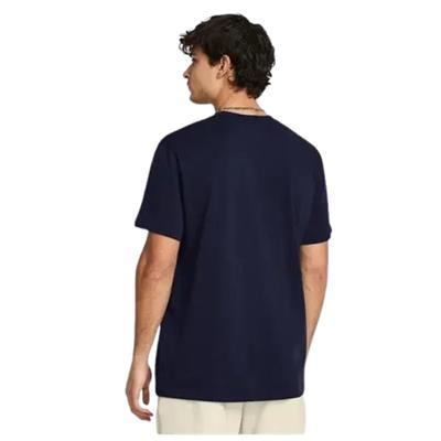 Under Armour Ua Hw Armour Label Ss 1382831-410 Lacivert Tişört