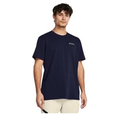 Under Armour Ua Hw Armour Label Ss 1382831-410 Lacivert Tişört