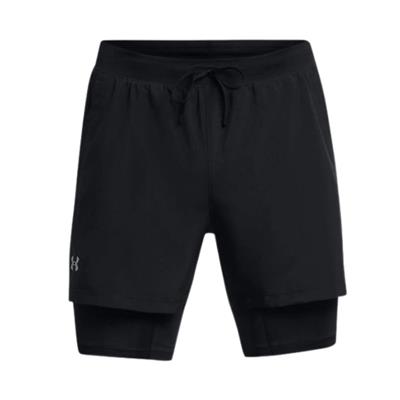Under Armour Ua Launch 5 2-In-1 Shorts 1382640-001 Siyah Şort