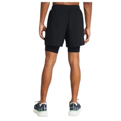Under Armour Ua Launch 5 2-In-1 Shorts 1382640-001 Siyah Şort