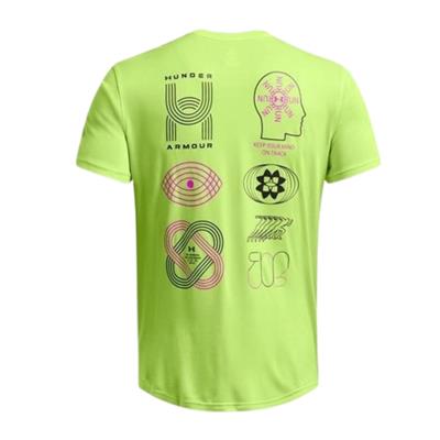 Under Armour Ua Run Anywhere Tee 1386617-304 Yeşil Tişört