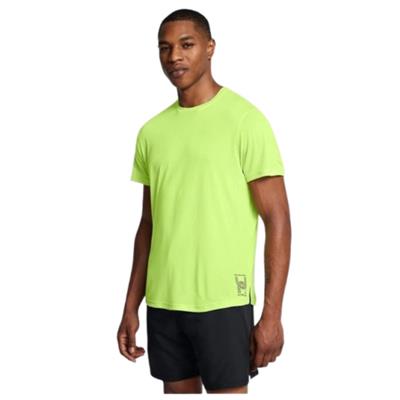Under Armour Ua Run Anywhere Tee 1386617-304 Yeşil Tişört