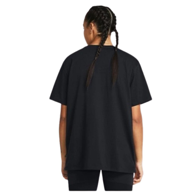 Under Armour Campus Oversize SS 1387193-001 Siyah Tişört