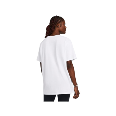 Under Armour Campus Oversize SS 1387193-100 Beyaz Tişört