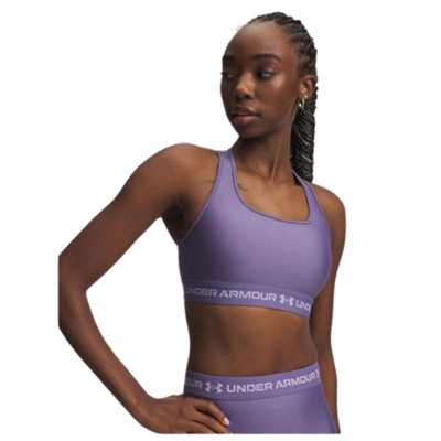 Under Armour Crossback Mid Bra 1361034-520 Mor Sporcu Sütyeni