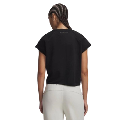 Under Armour Icon Wm Cut Off Ss 6013538-008 Siyah Tişört