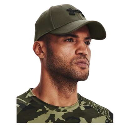 Under Armour M Blitzing Low Str 1376700-390 Yeşil Şapka