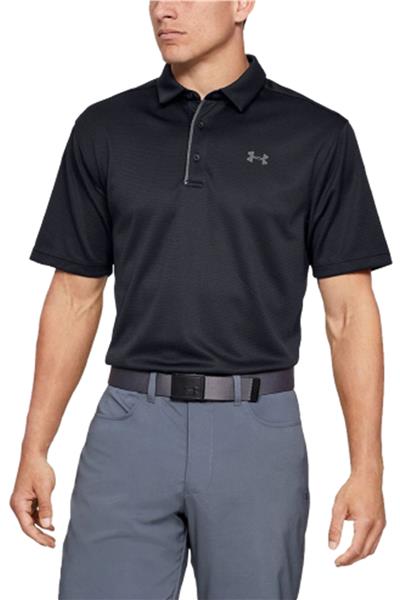 Under Armour Tech Polo 1290140-001 Erkek Siyah Tişört