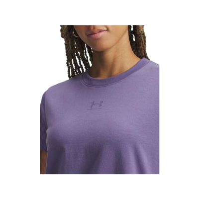 Under Armour Ua Rival Core SS 1383648-520 Mor Tişört