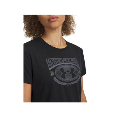 Under Armour Ua W Varsıty SS 6010592-001 Siyah Tişört