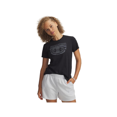 Under Armour Ua W Varsıty SS 6010592-001 Siyah Tişört