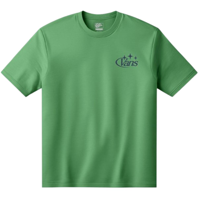 Vans Advanced Vee SS Tee VN000VVTFLX1 Yeşil Tişört