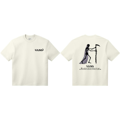 Vans All & Nought Loose SS TEE VN000VY9C9F1 Beyaz Tişört
