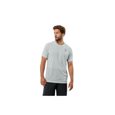 Jack Wolfskin Vonnan S/S Graphic T M 1809941TR-6709 Gri Tişört