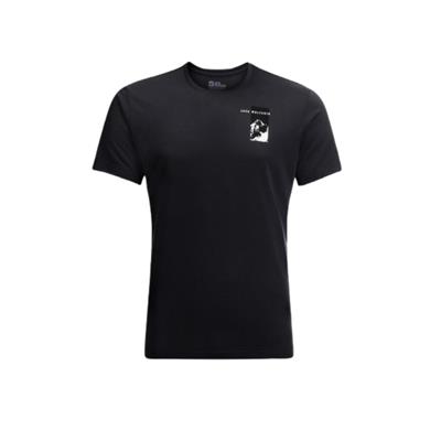 Jack Wolfskin Vonnan S/S Graphic T M 1809941TR-6350 Gri Tişört