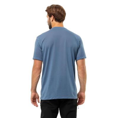 Jack Wolfskin Vonnan S/S T M 1809951TR-1325 Mavi Tişört