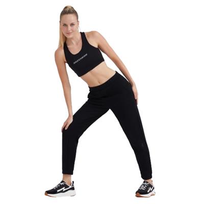 Skechers W 2Xı-Lock Slim Sweatpant S232201-001 Siyah Eşofman Altı