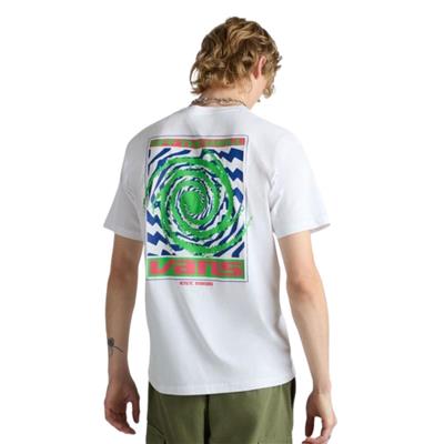 Vans Wormhole Warped Ss Tee VN000G44WHT1 Beyaz Tişört