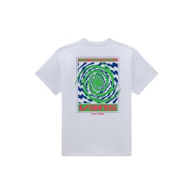 Vans Wormhole Warped Ss Tee VN000G44WHT1 Beyaz Tişört