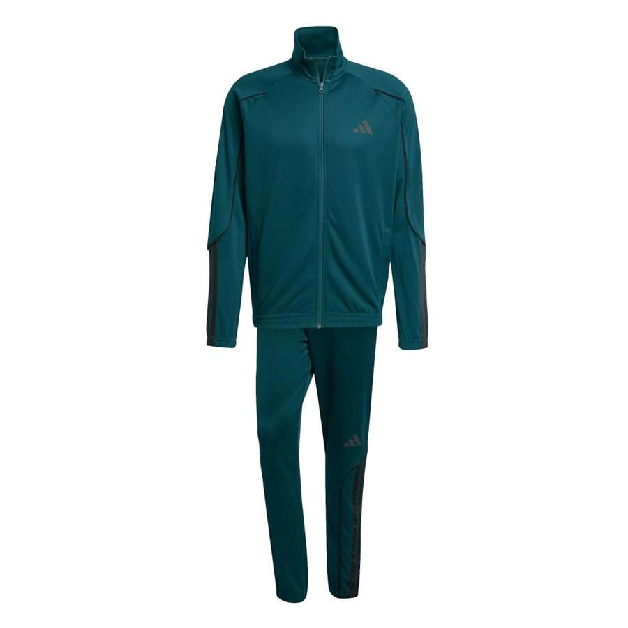 Adidas M 3S STADIUM TS JX5528 Yeşil Eşofman Takımı