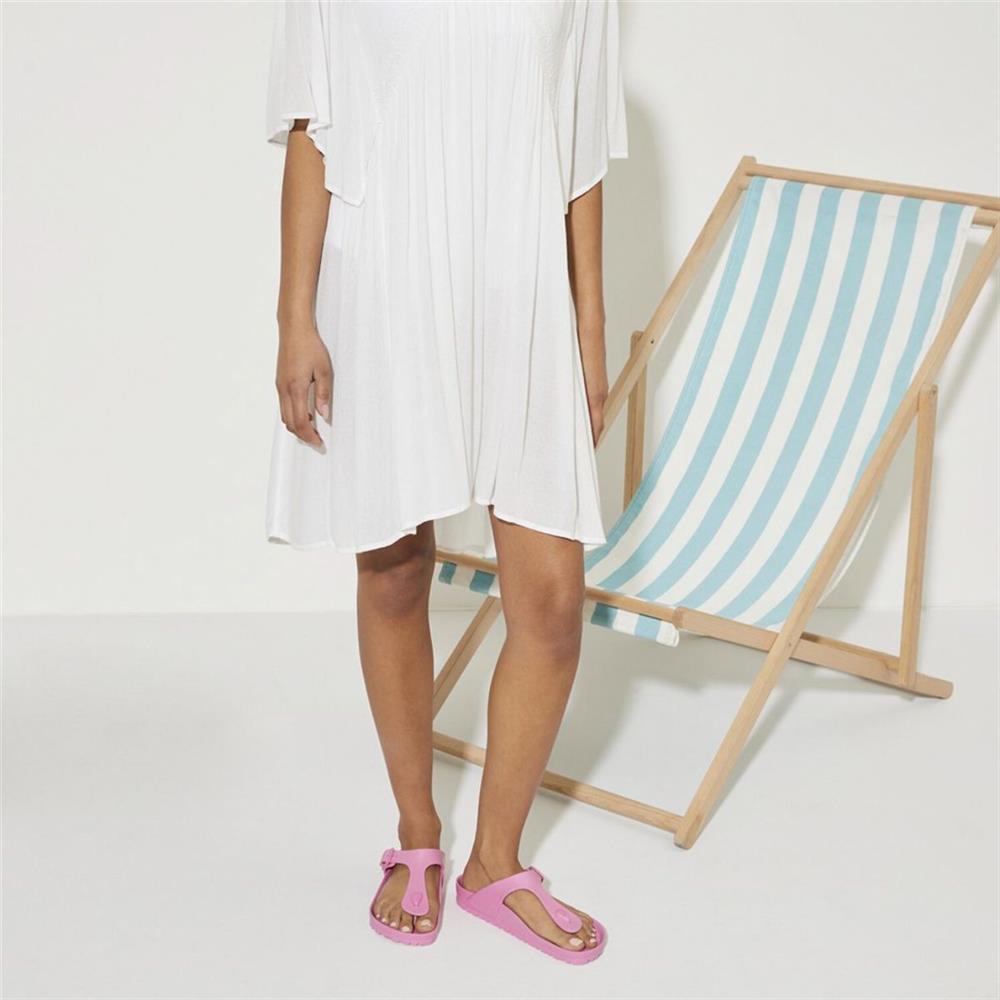Birkenstock Pembe Birkenstock Gizeh Eva Terlik