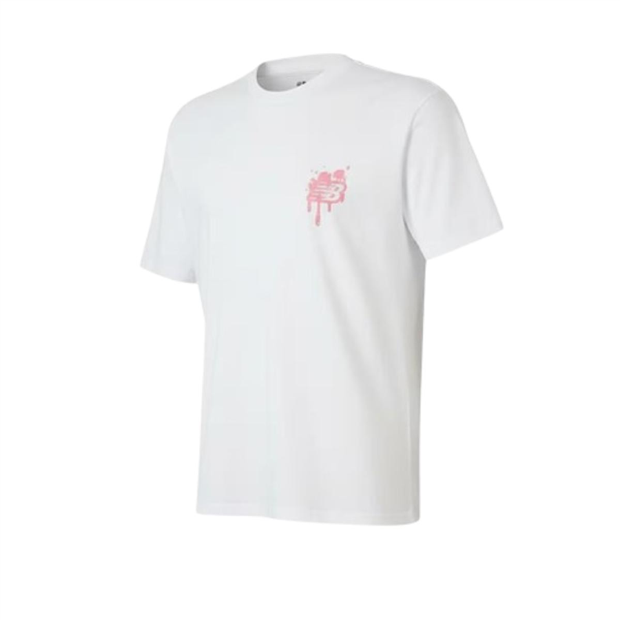New Balance NB Lifestyle Men Tshirt MNT1649-WT Beyaz Tişört