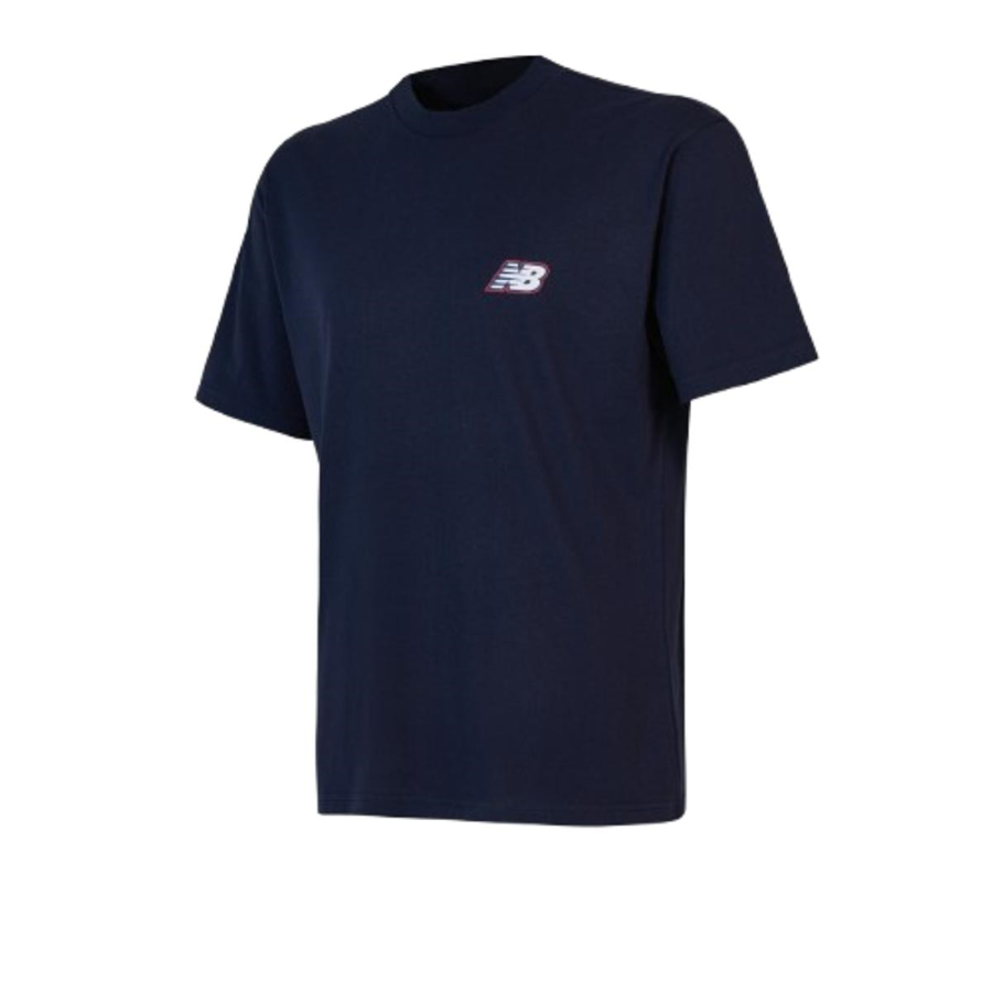 New Balance NB Lifestyle Men Tshirt MNT1647-AVI Lacivert Tişört