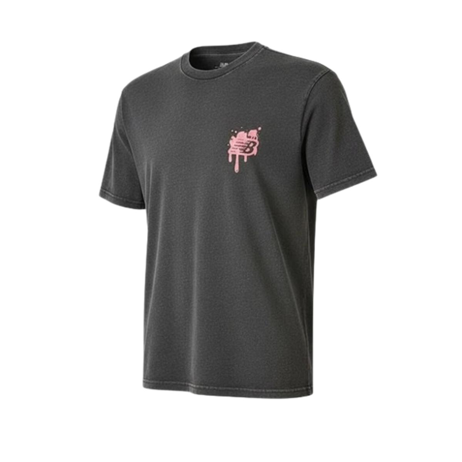 New Balance NB Lifestyle Men Tshirt MNT1649-GRY Gri Tişört
