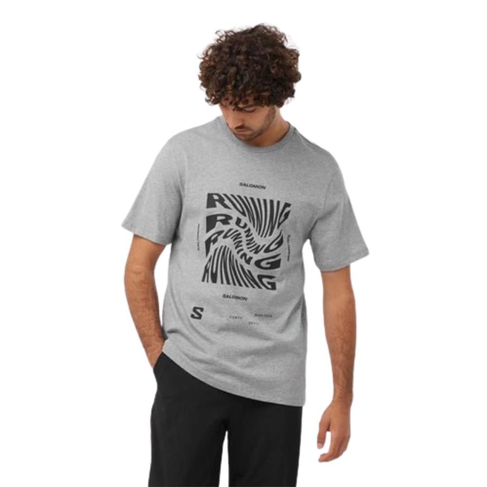 Running Graphic SS Tee M
