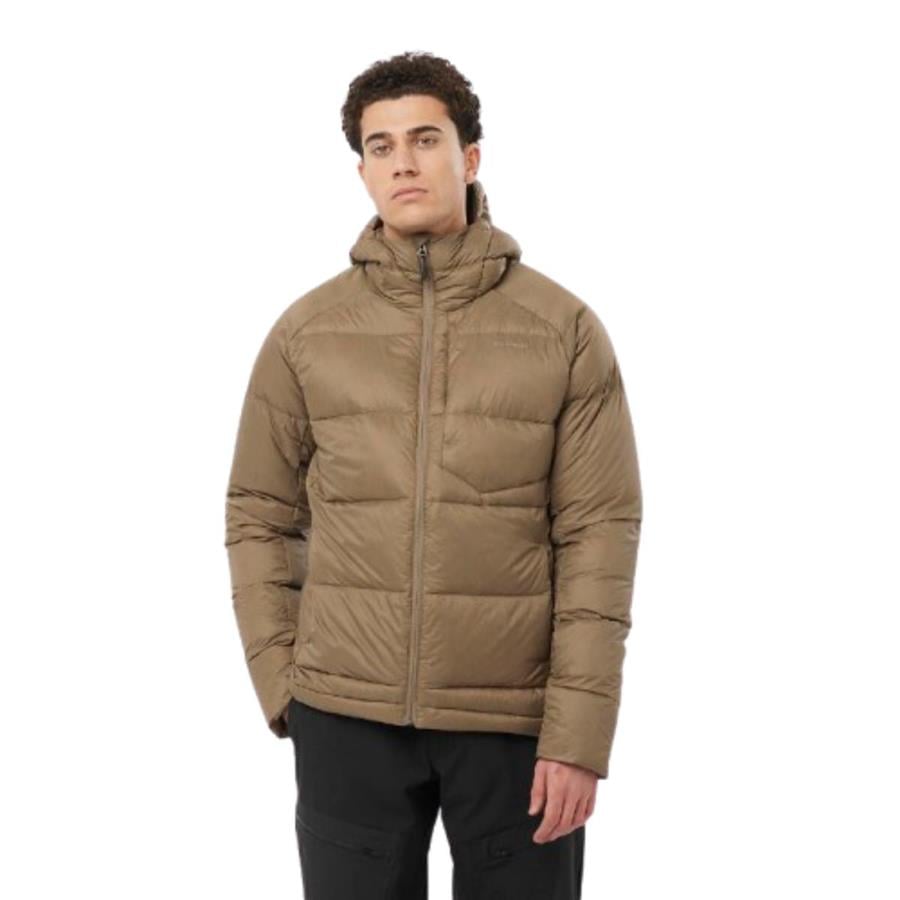 Salomon Outlıne Down Hooded Jkt M LC2360900  Kahverengi Mont