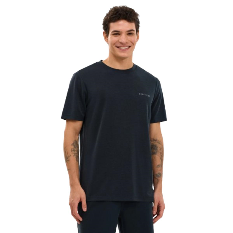 Skechers M Regular T-Shirt S2610125-3817 Siyah Tişört