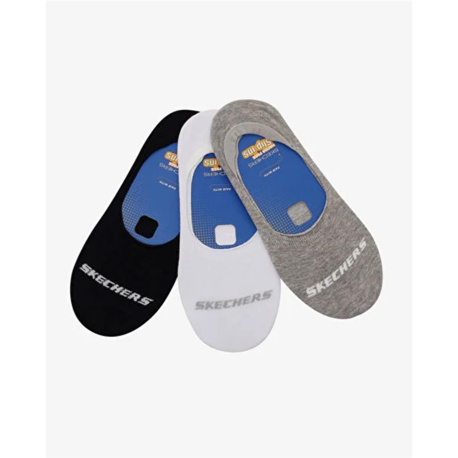 Skechers U Liner No Show 3 Pack Socks S2520313-3474 Çok Renkli Çorap
