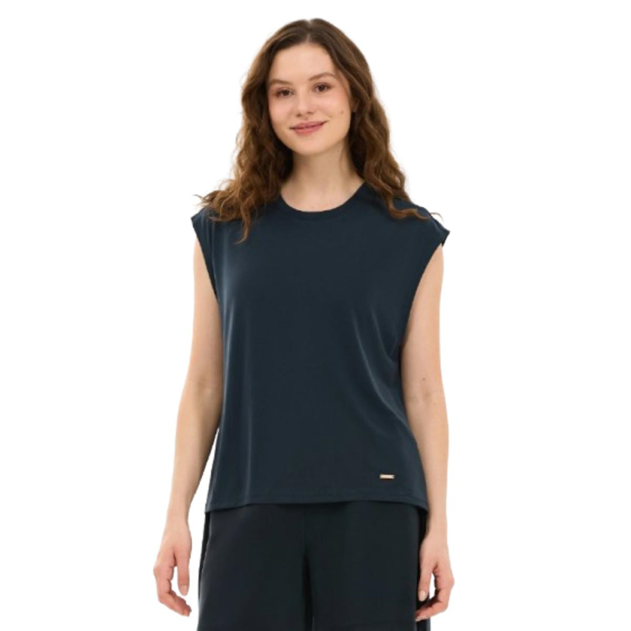 Skechers W Soft Touch Loose Fit T-Shirt S2610047-3817 Siyah Tişört