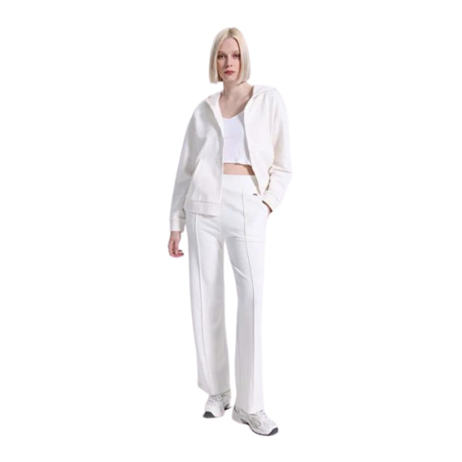 Skechers W Soft Touch Regular Sweatpant S2610035-3855 Beyaz Eşofman Altı