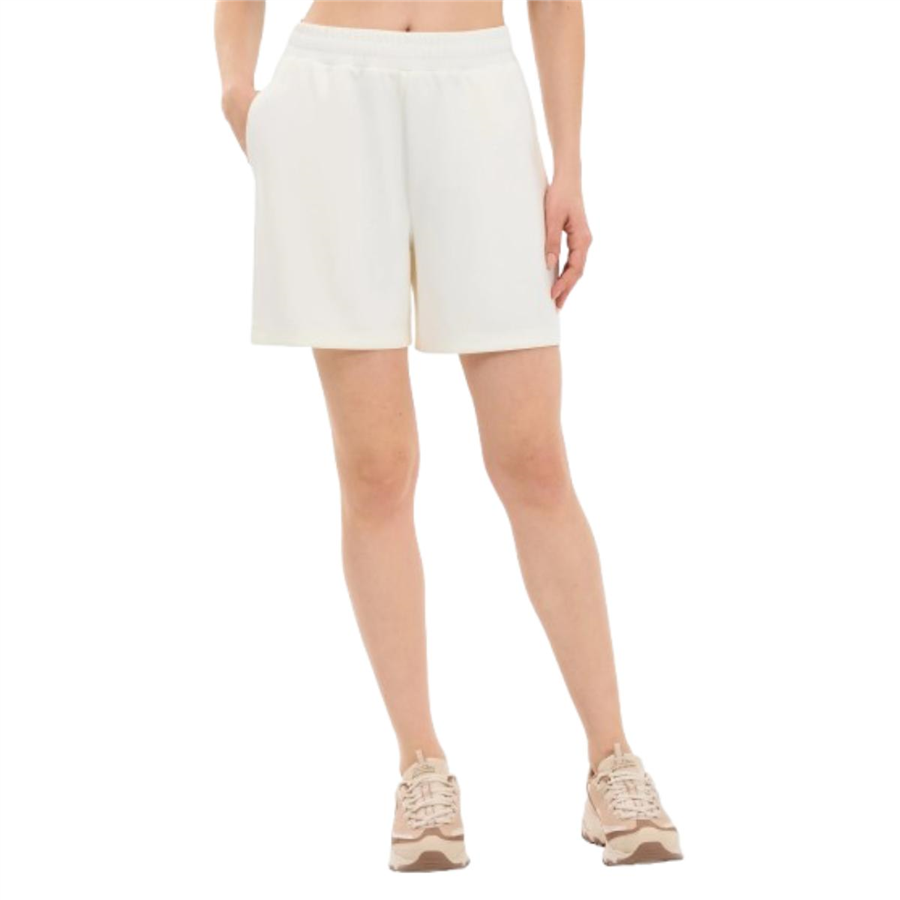 Skechers W Soft Touch Regular Sweatshort S2610036-3855 Beyaz Şort