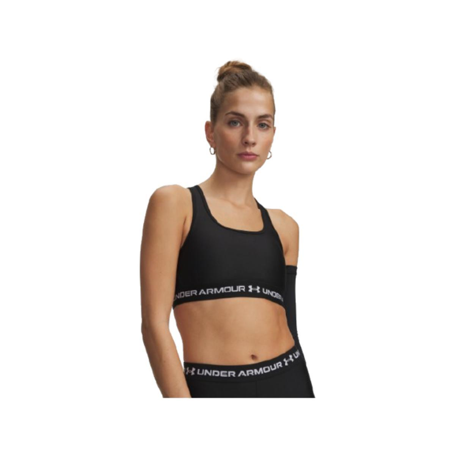Under Armour Crossback Mid Bra 1361034-011 Siyah Sporcu Sütyeni