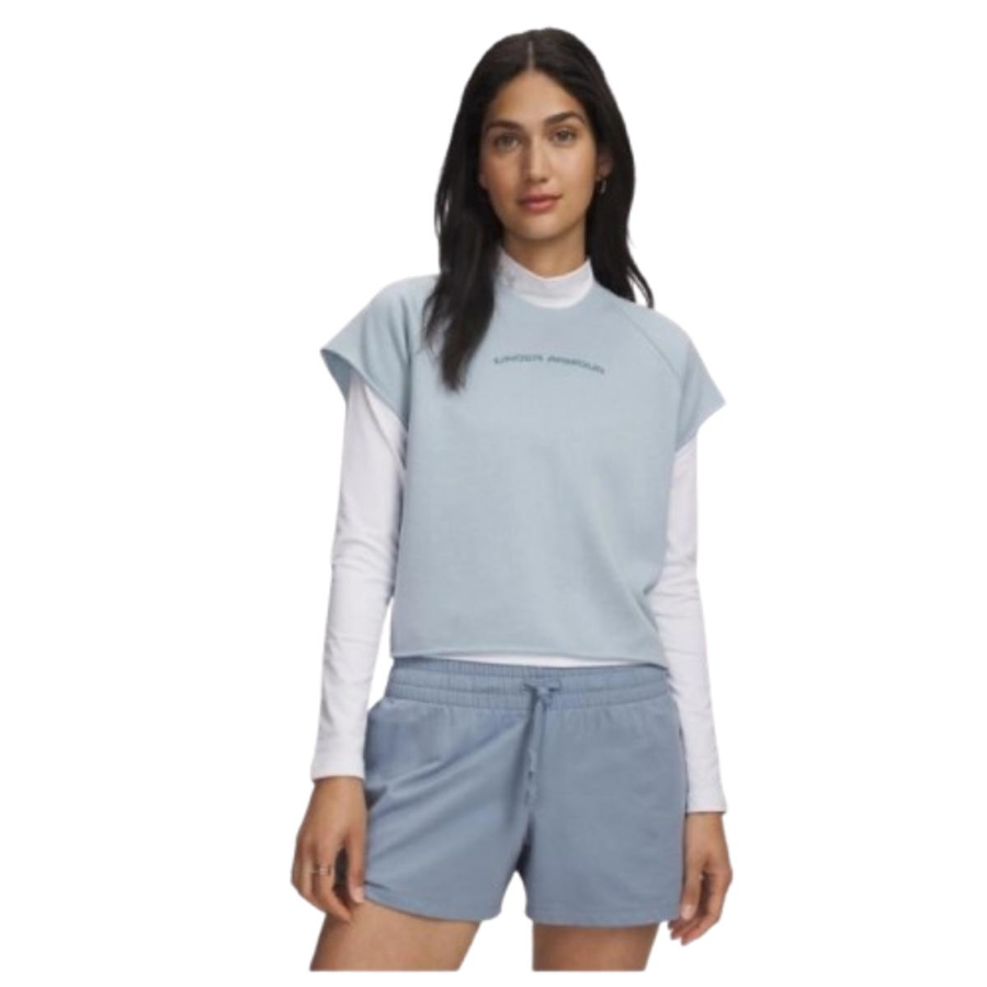 Under Armour Icon Wm Cut Off Ss 6013538-034 Gri Tişört