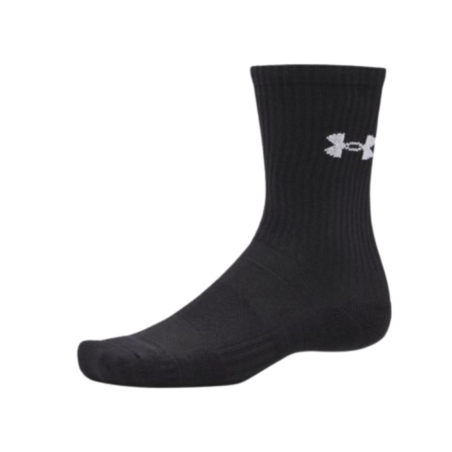 Under Armour Ua Performance Cotton 3P Crw 6009685-008 Siyah Çorap