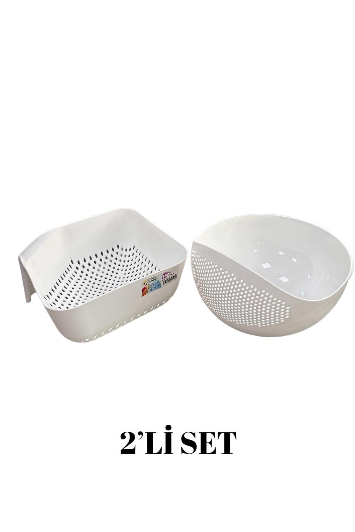İkili Çok Amaçlı Süzgeç & Pirinç Süzgeci