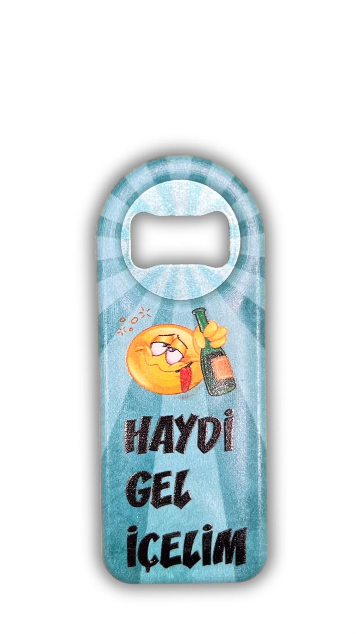 Sloganlı Şişe Açacağı