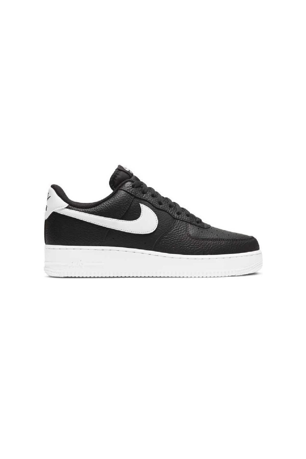 CT2302-002-40 Nike Air Force 1 '07 Erkek Siyah Günlük Ayakkabı