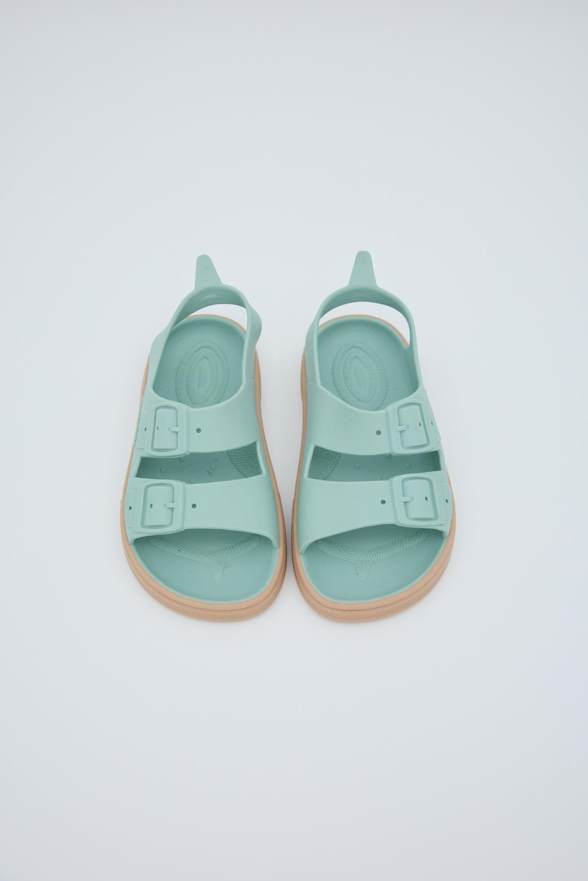 Irky.Veg-F 08B-24-25 Boatilus Irky.Veg-F PastelGreen/Beige Çocuk Sandalet
