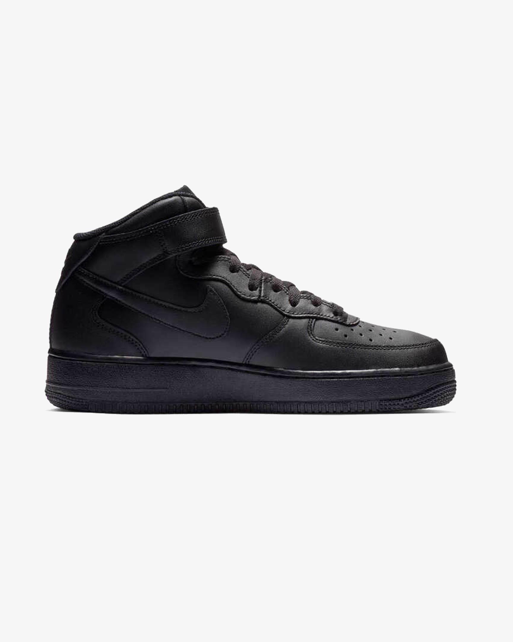 Nike CW2289-001-40 Nike Air Force 1 Mid Erkek Siyah Günlük Ayakkabı