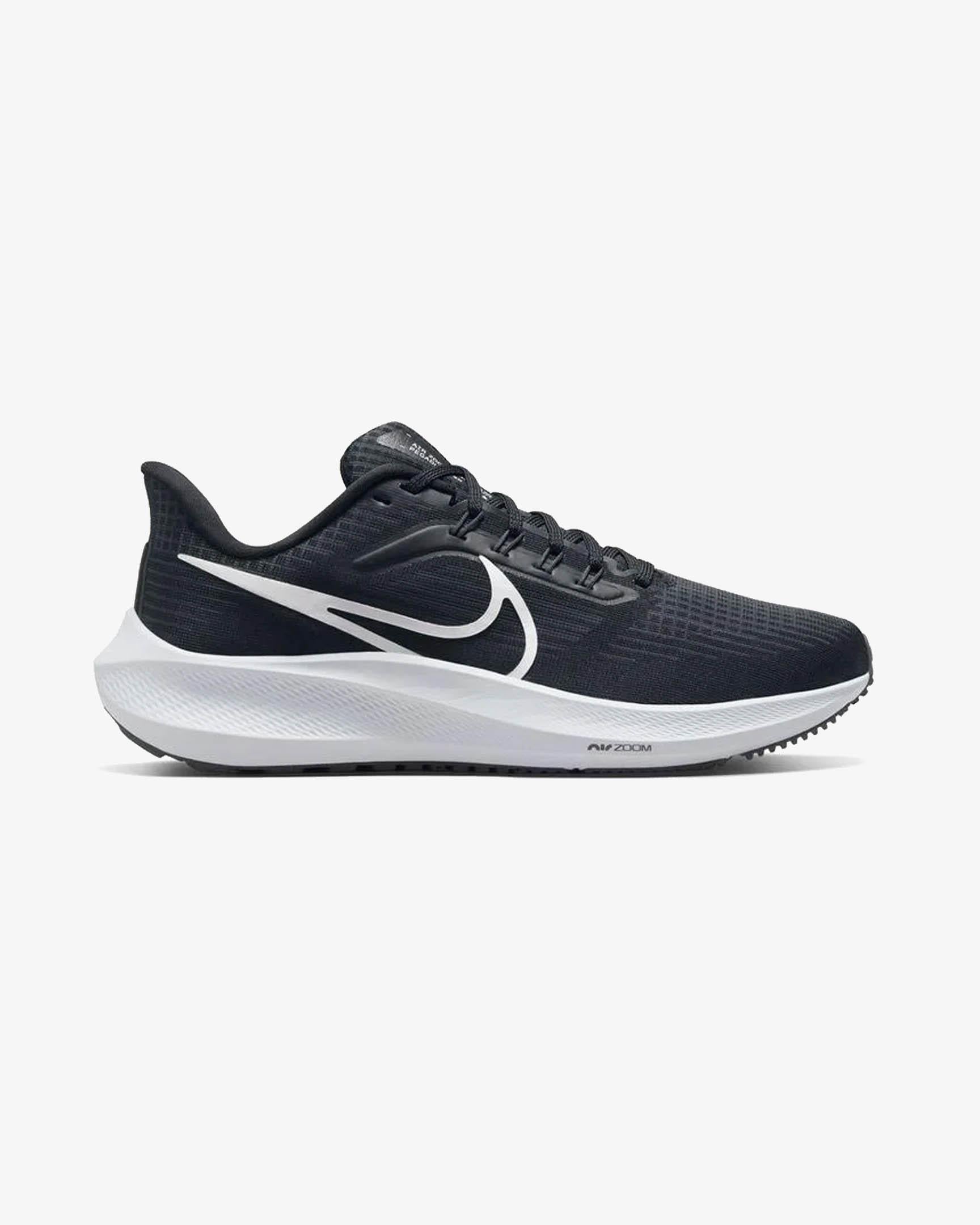 Nike DH4072-001-37.5 Nike Air Zoom Pegasus 39 Kadın Siyah Beyaz Koşu Ayakkabısı