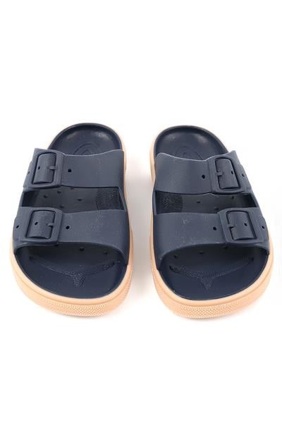 Rocksy-F 01B-28-29 Boatilus Rocksy-F Navy/Beige Erkek Çocuk Terlik
