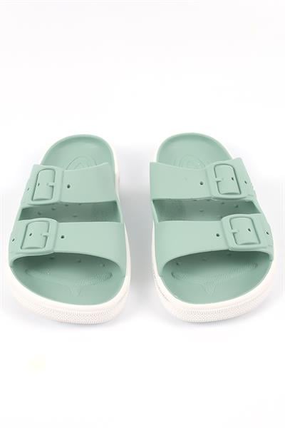Rocksy-F 08-28-29 Boatilus Rocksy-F PastelGreen/White Çocuk Terlik