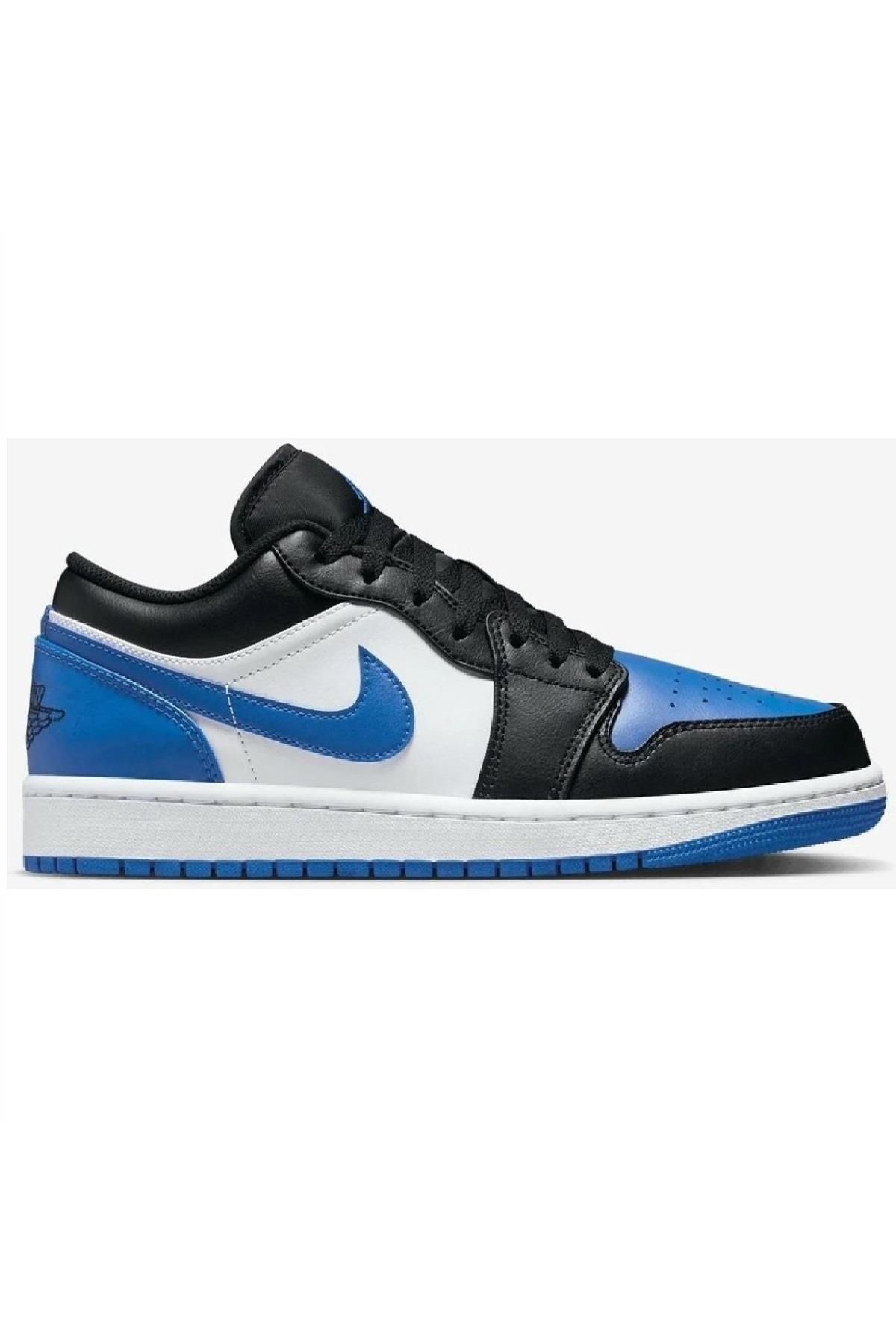 553558-140-40 Nike Air Jordan 1 Low Erkek Mavi Günlük Ayakkabı