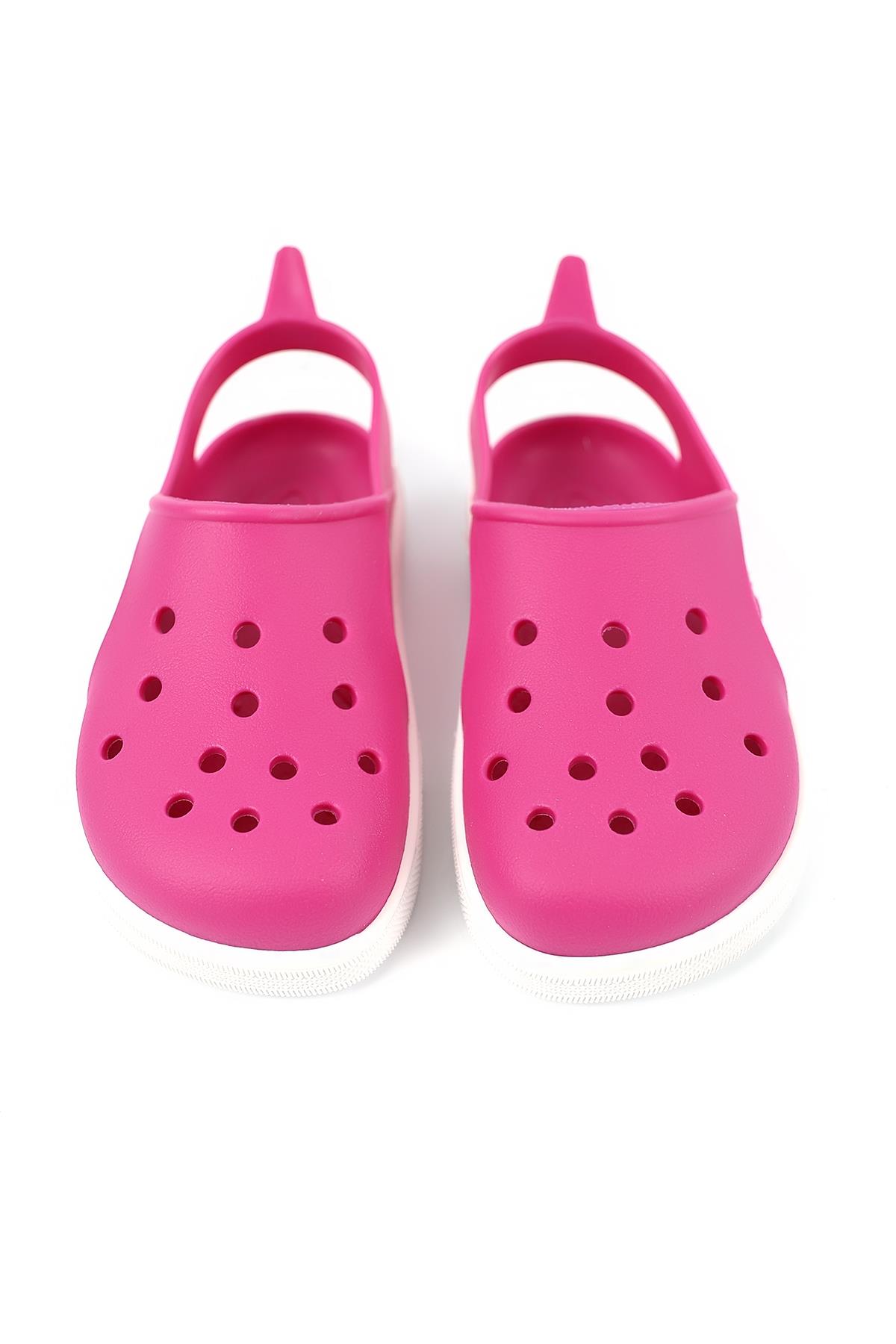 Cloggy-B 05-20-21 Boatilus Cloggy-B Fuxia/White Kız Çocuk Sandalet